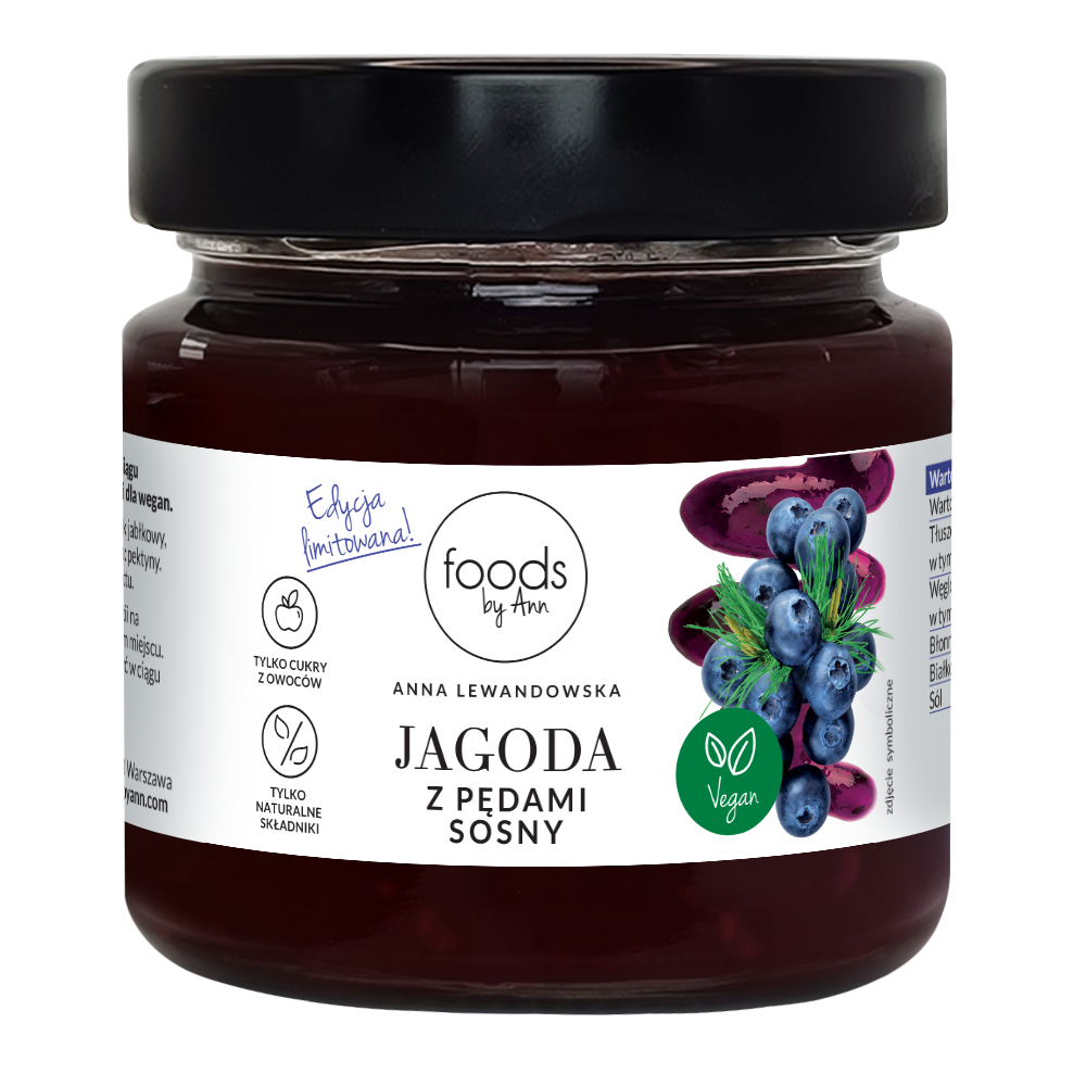 LEVANN FOODS BY ANN Dżem jagoda z pędami sosny 200g