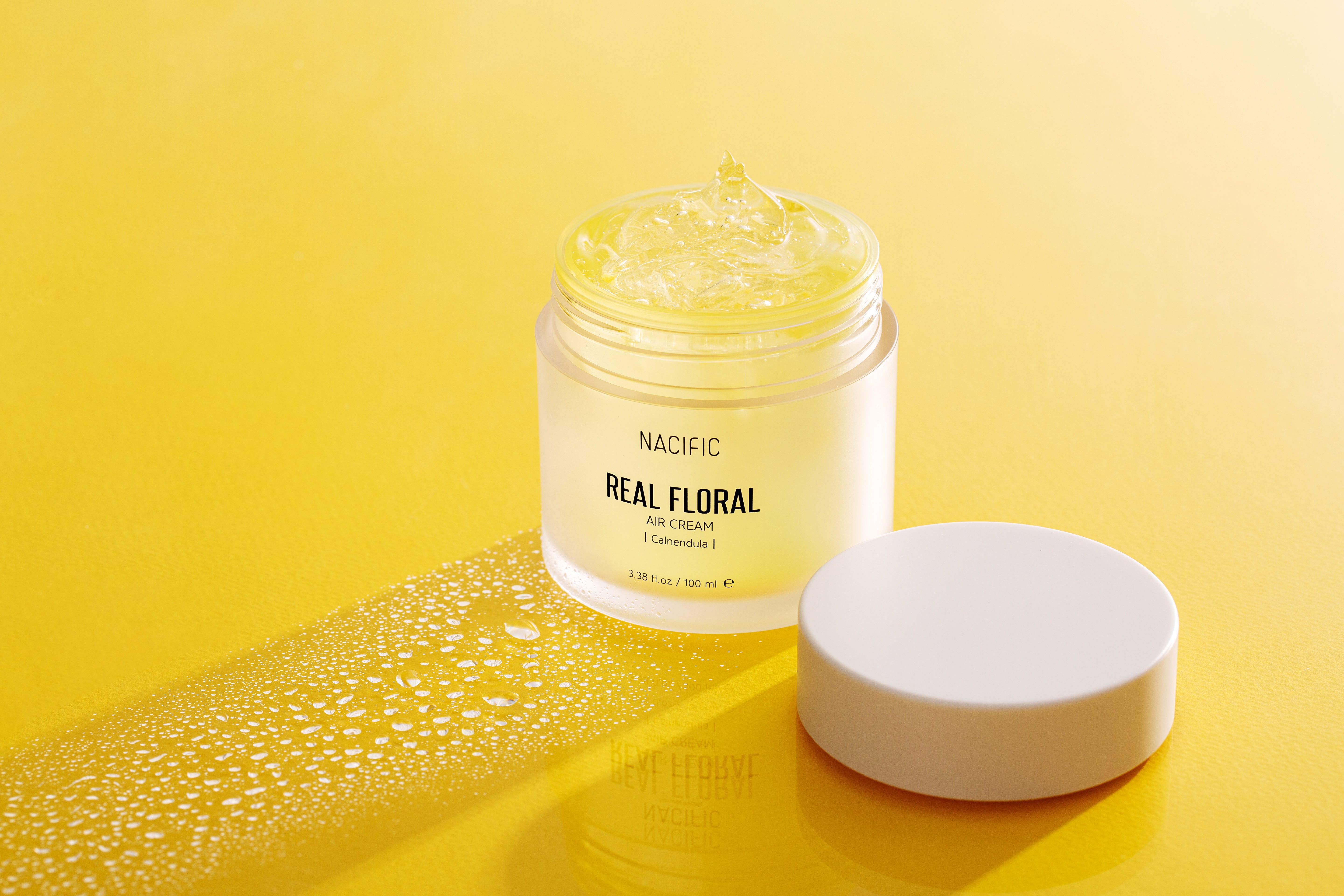 NACIFIC REAL FLORAL CALENDULA AIR CREAM - lekki krem do twarzy z ekstraktem z nagietka 100 ml #5