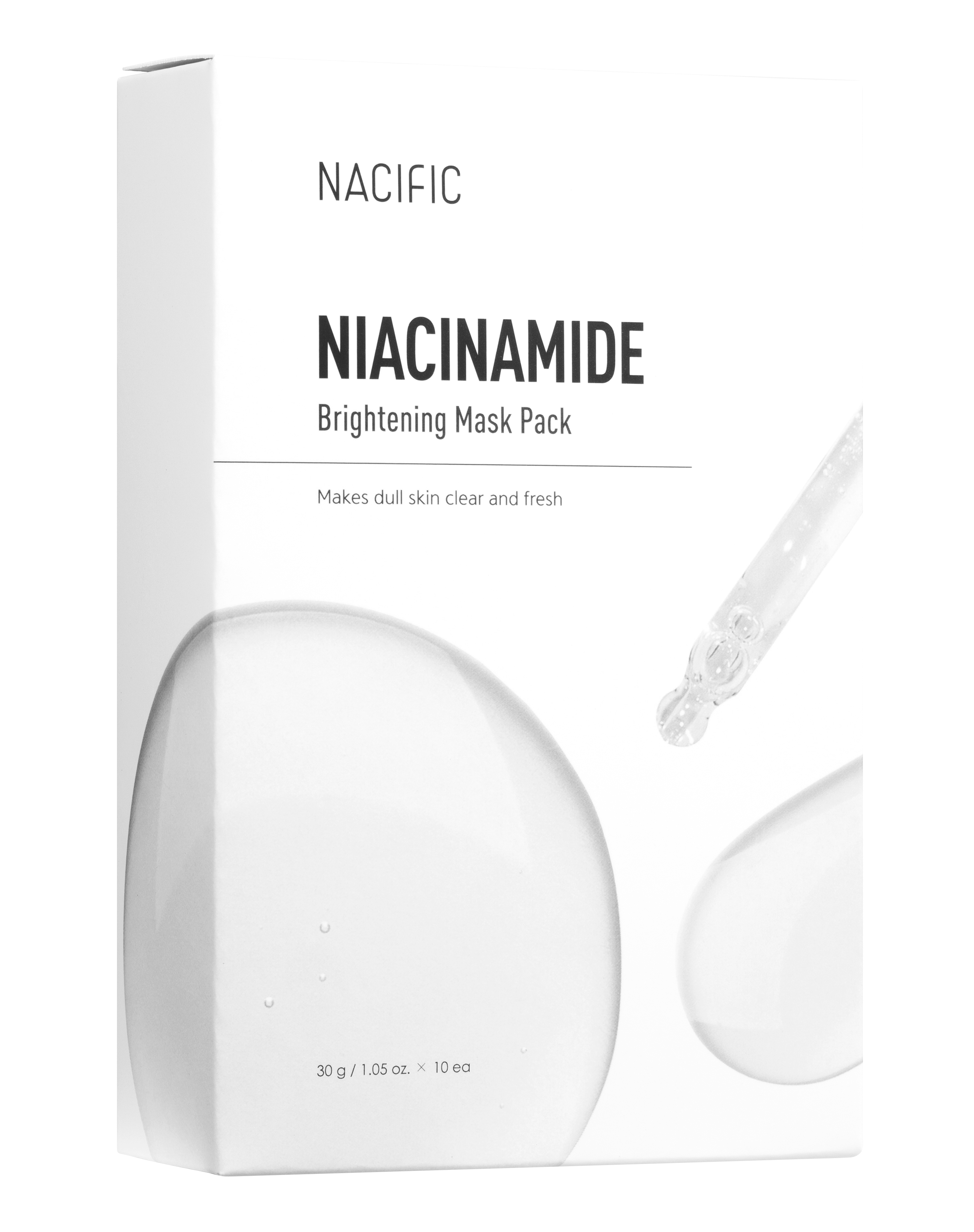 NACIFIC NIACINAMIDE BRIGHTENING MASK Rozjaśniające maski w płachcie 10 szt. #2