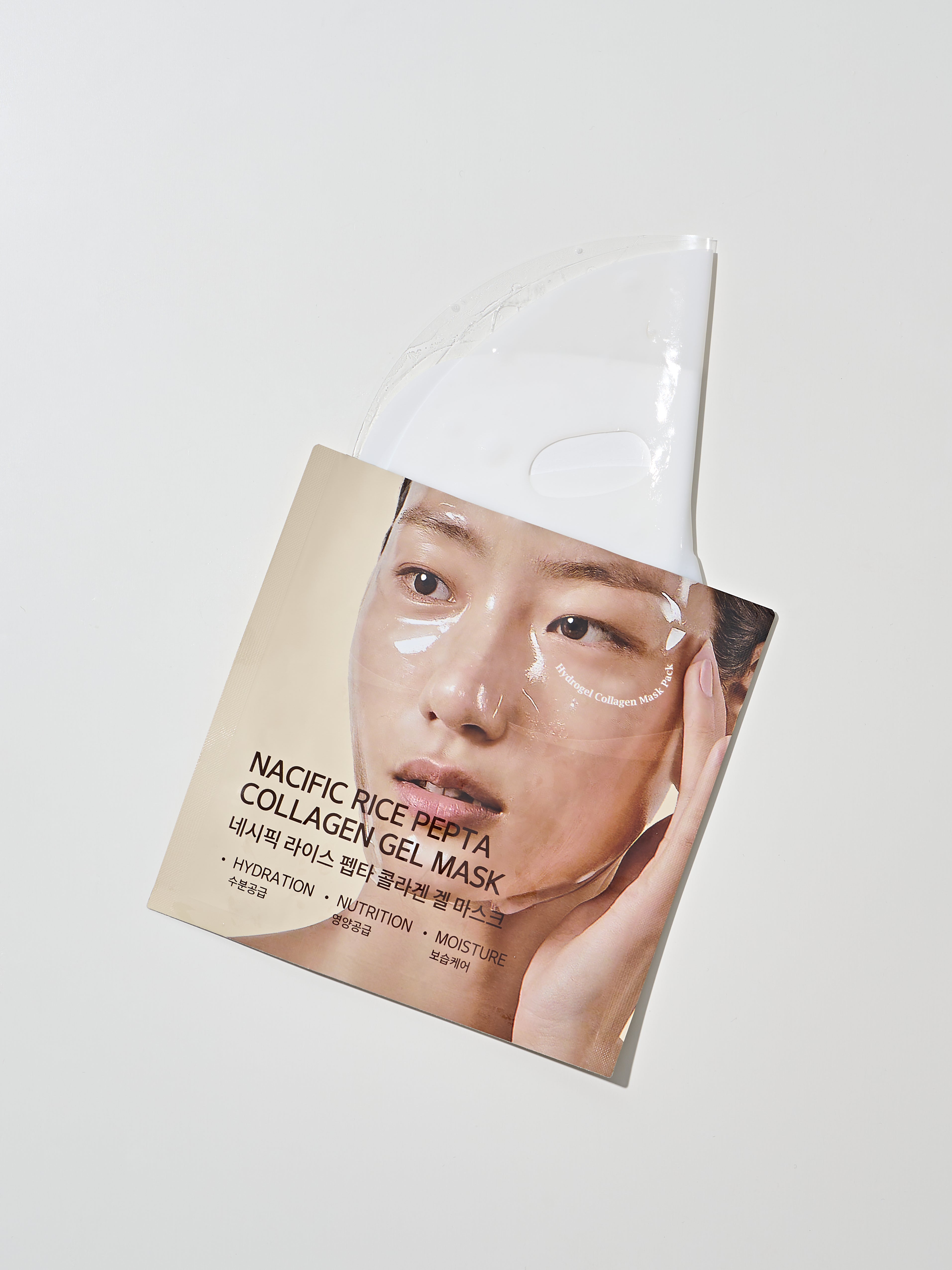NACIFIC RICE PEPTA Collagen Gel Mask – hydrożelowa maska kolagenowa z ryżem i peptydami 35 g (4 szt.) #3