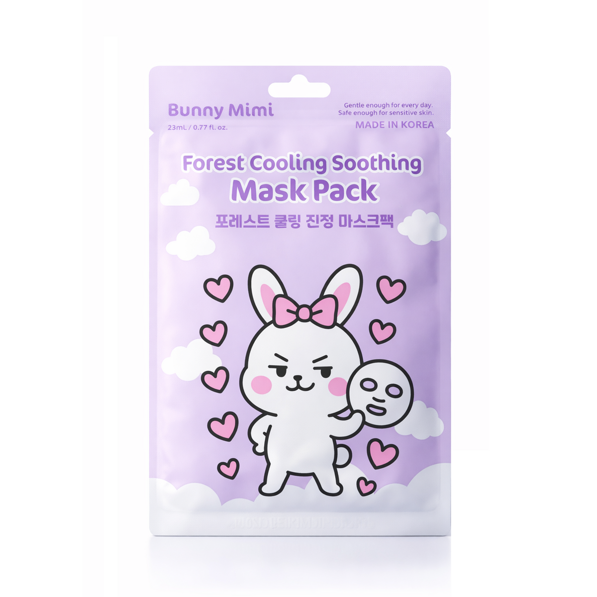 Bunny Mimi BUNNY MIMI FOREST COOLING SOOTHING Łagodząca maseczka do twarzy 23 ml — Składniki i ocena