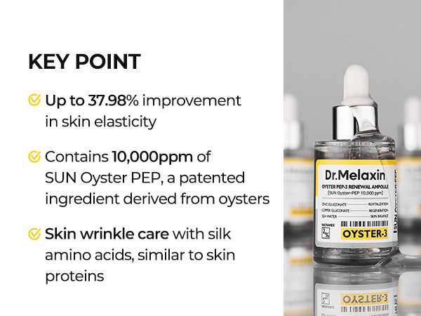 DR.MELAXIN OYSTER PEPTIDE AMPOULE Sérum peptidique rajeunissant 30 ml #6