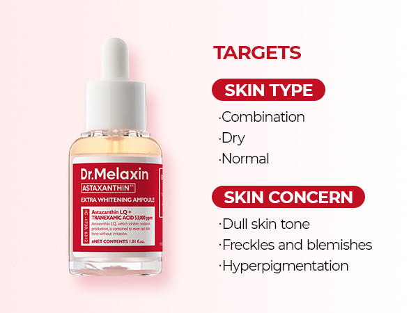 DR. MELAXIN ASTAXANTHIN BRIGHTENING AMPOULE Rozjaśniające serum-ampułka z astaksantyną 30 ml #5