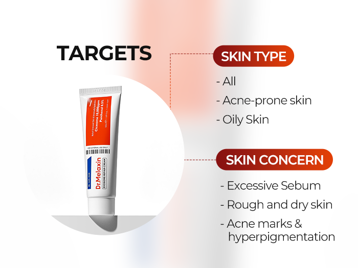 DR.MELAXIN EXOSOME LINE Krem naprawczy z egzomosomami na niedoskonałości 50 ml #3