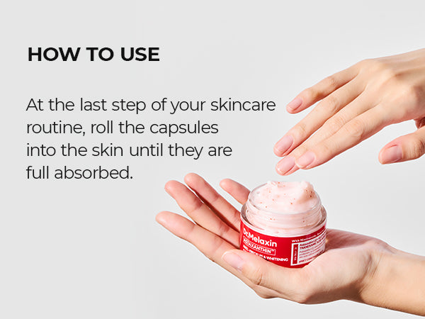 DR.MELAXIN ASTAXANTHIN ANTI-FRECKLES & WHITENING CAPSULE CREAM Aufhellende, verjüngende Creme mit Astaxanthin 50 ml #4