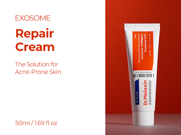 DR.MELAXIN EXOSOME LINE Krem naprawczy z egzomosomami na niedoskonałości 50 ml #4