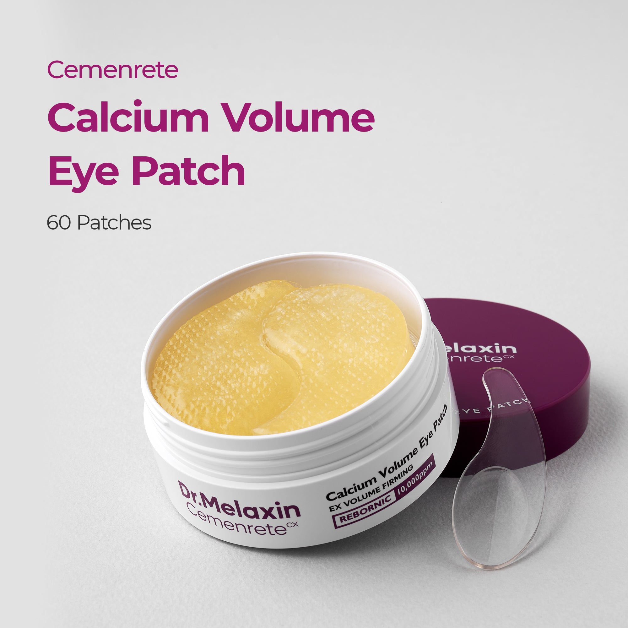 DR.MELAXIN CEMENRETE CALCIUM VOLUME EYE PATCH Patchs oculaires hydrogel raffermissants 60 pcs. #4