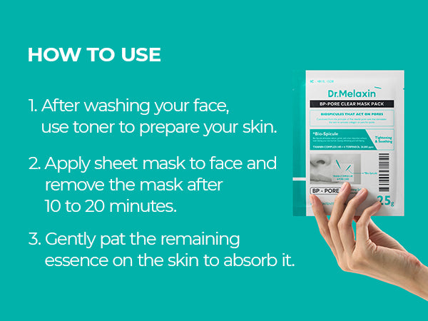 DR.MELAXIN BP LINE Čistící maska na póry 5 x 25 g #3