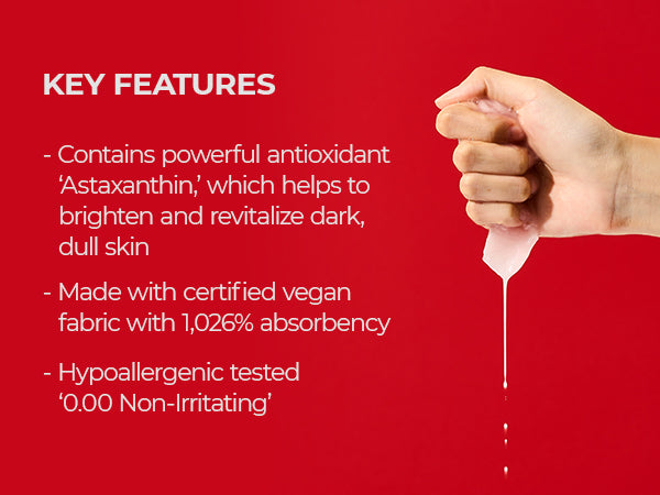 DR.MELAXIN ASTAXANTHIN BRIGHTENING AMPOULE MASK Maschere in tessuto schiarenti con astaxantina 5x25 ml #8