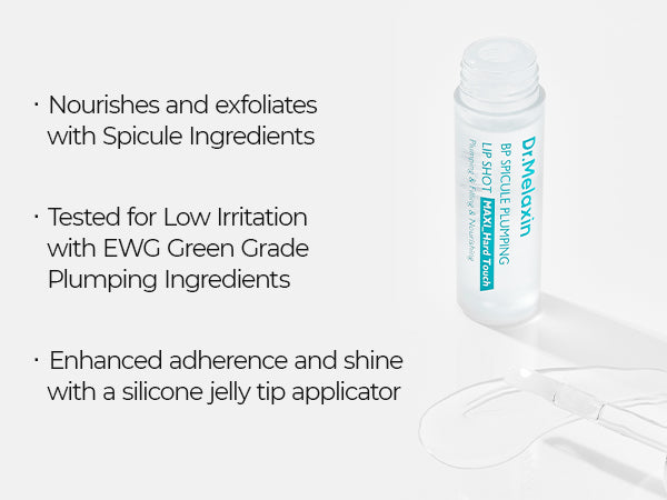 DR.MELAXIN BIO-SPICULE BP SPICULE PLUMPING LIP SHOT MILD Nawilżający błyszczyk do ust z delikatnym efektem powiększenia 4 ml #10