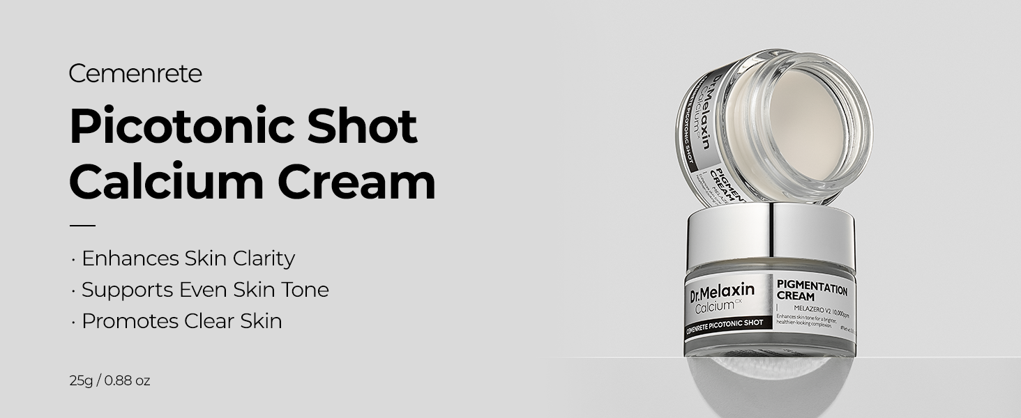 DR.MELAXIN CEMENRETE PICOTONIC SHOT PIGMENTATION CREAM CALCIUM CREAM Rozjasňující krém na odbarvení 25 g #7