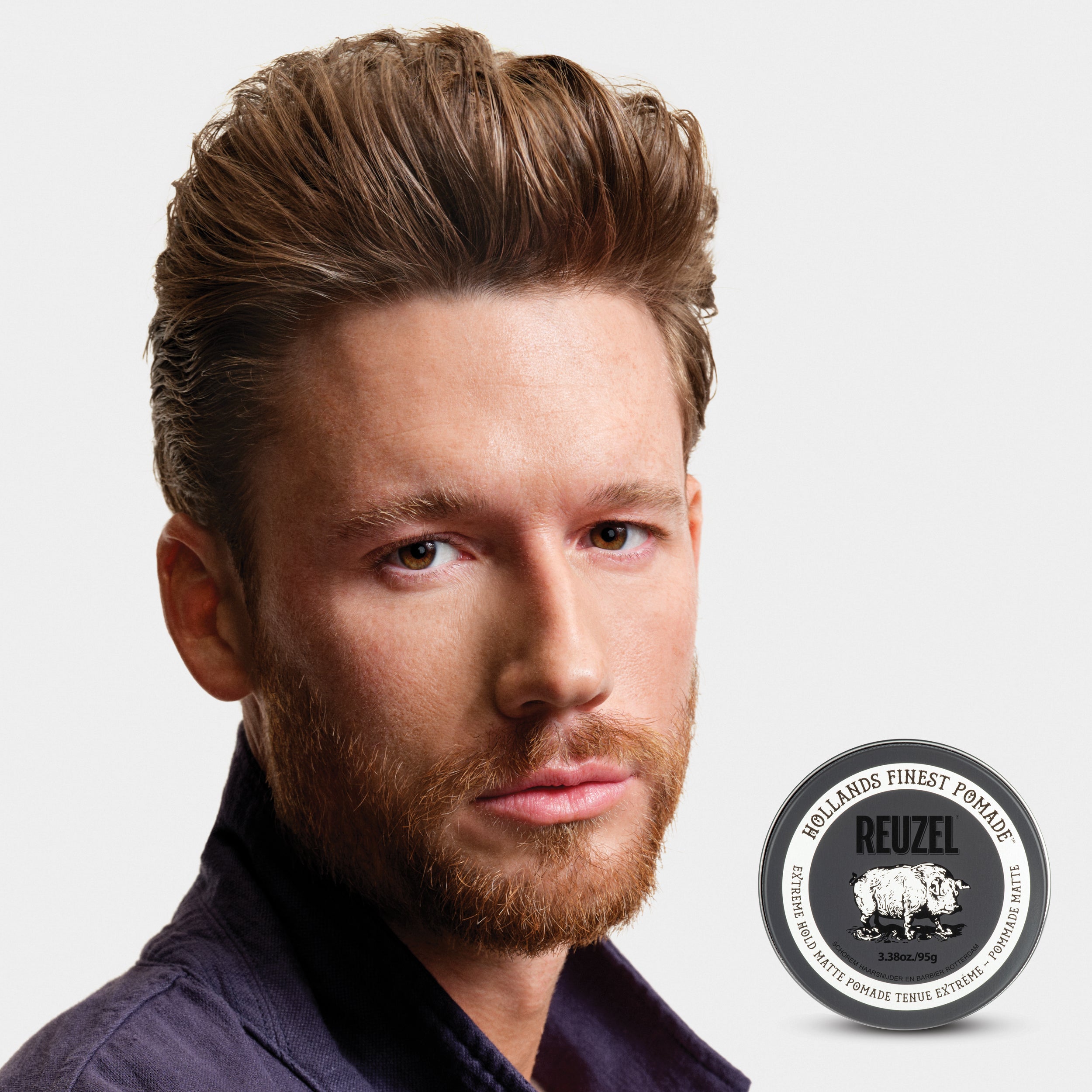 REUZEL EXTREME HOLD MATTE POMADE Super mocna matująca pomada do włosów 95 g #3