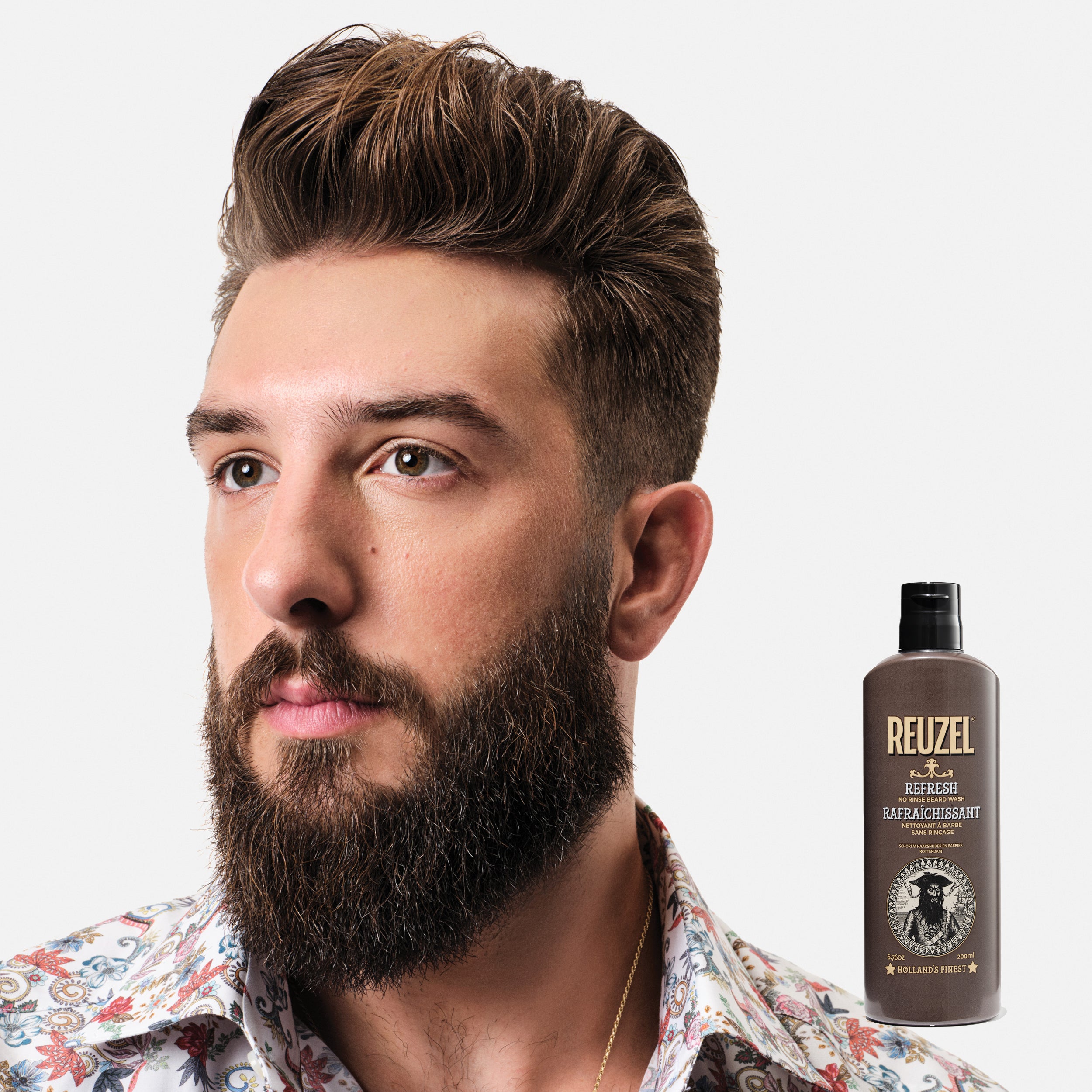 REUZEL NO RINSE BEARD WASH Suchy szampon do brody bez spłukiwania 200 ml #2