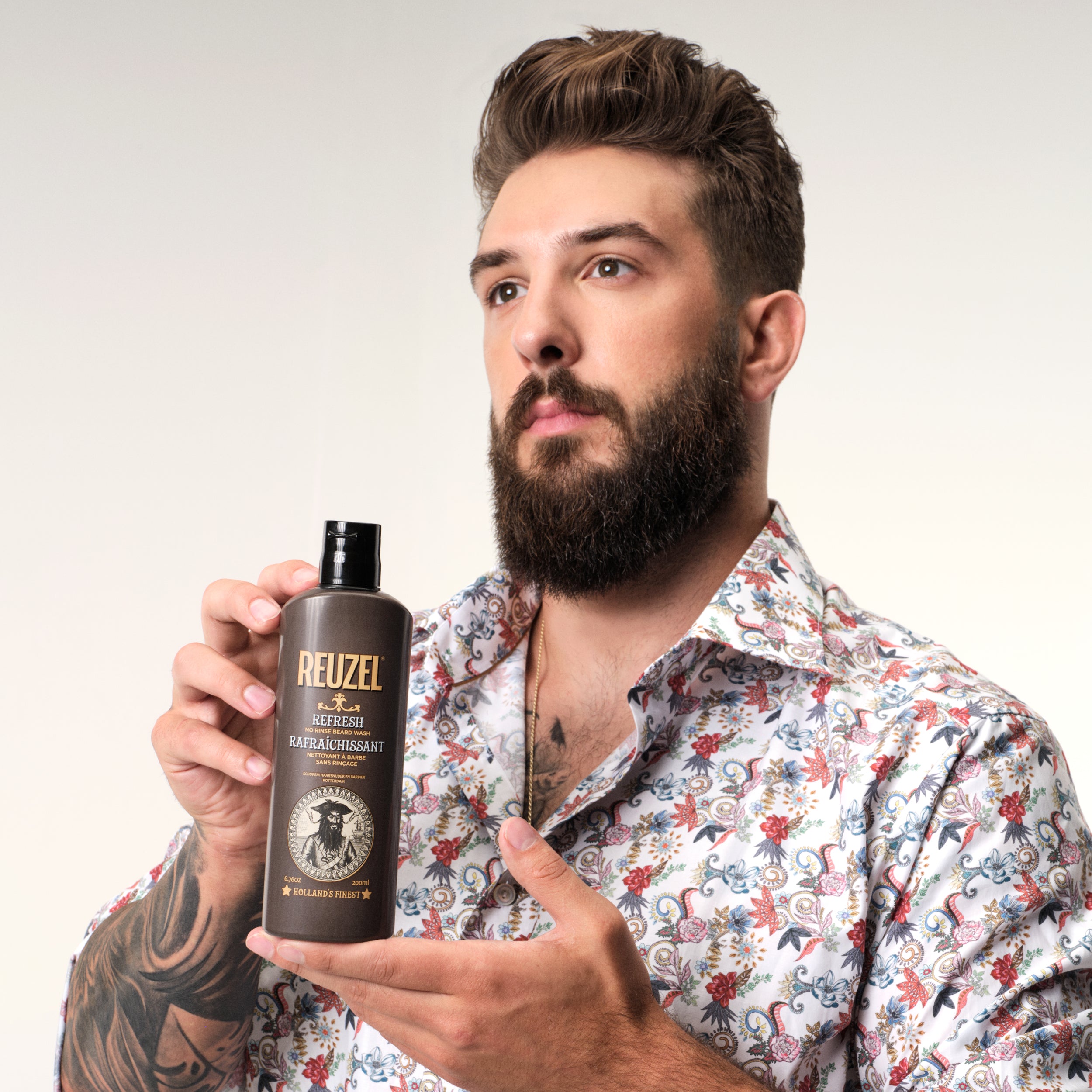 REUZEL NO RINSE BEARD WASH Suchy szampon do brody bez spłukiwania 200 ml #3