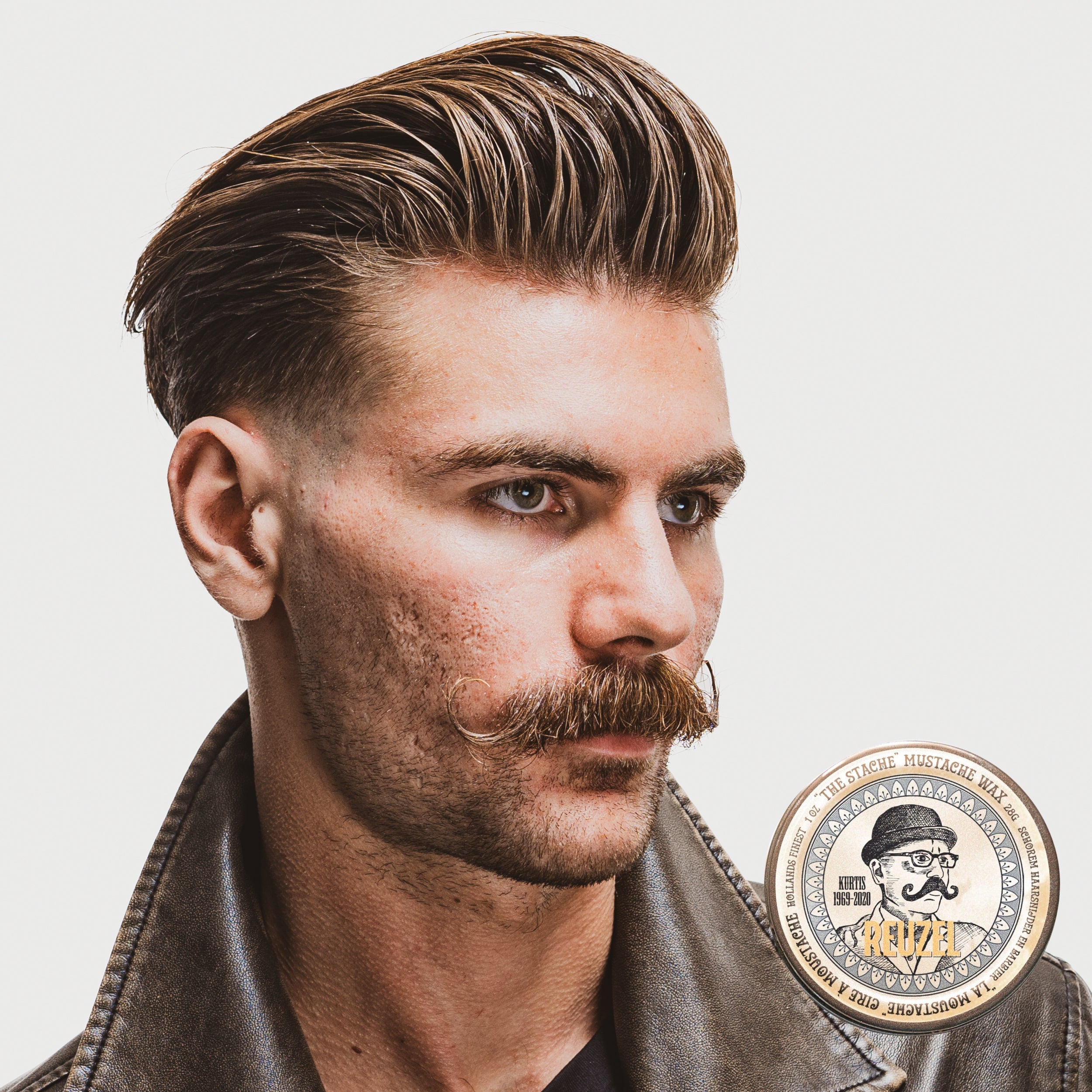 REUZEL BOURBON SIDECAR MUSTACHE WAX Wosk do włosów 28 g #2