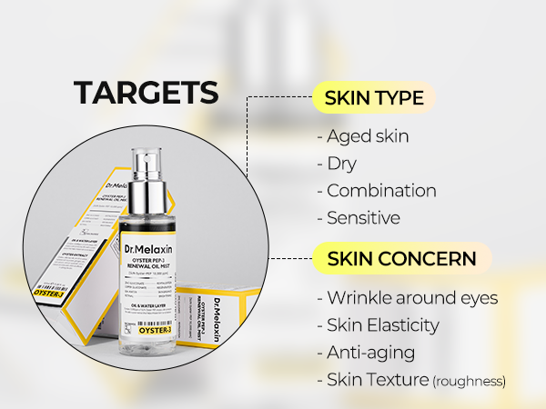 DR.MELAXIN OYSTER PEPTIDE SPRAY AMPOULE Odmładzająca esencja peptydowa - dwufazowa 100 ml #6