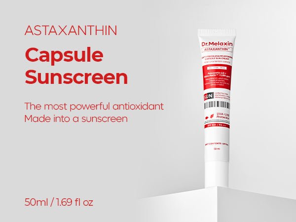 DR.MELAXIN Astaxanthin Anti-Freckles & Whitening Capsule Sunscreen SPF50+ / PA+++ - Tónovací krém s filtrem proti zabarvení 50 ml #9