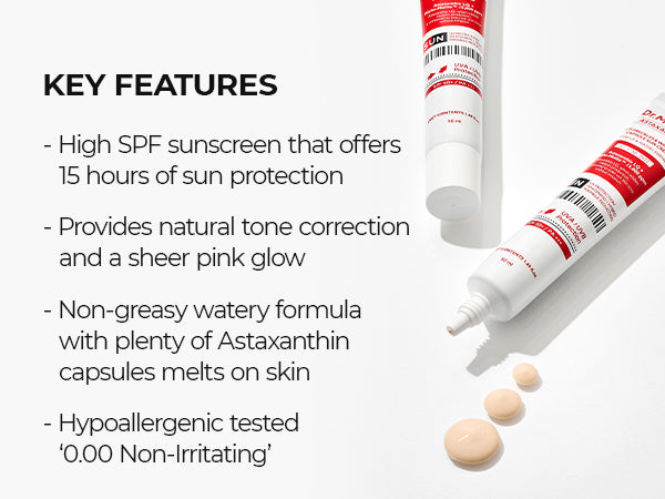 DR.MELAXIN Astaxanthin Anti-Freckles & Whitening Capsule Sunscreen SPF50+ / PA+++ - Tónovací krém s filtrem proti zabarvení 50 ml #11