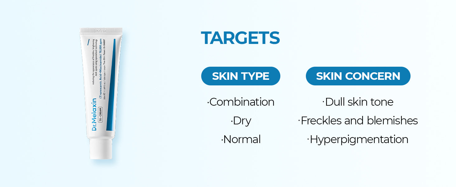 DR.MELAXIN TX-CREAM Rozjaśniający krem do twarzy z kwasem traneksamowym 50 ml #5