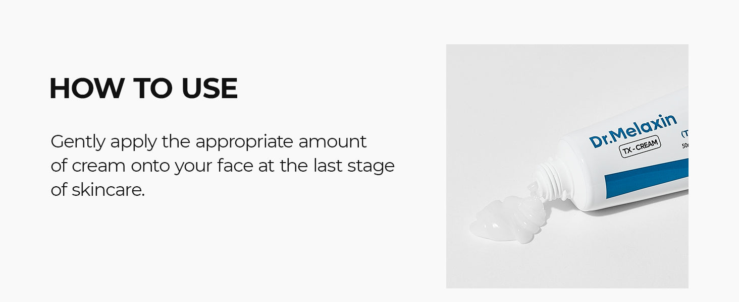 DR.MELAXIN TX-CREAM Rozjaśniający krem do twarzy z kwasem traneksamowym 50 ml #10