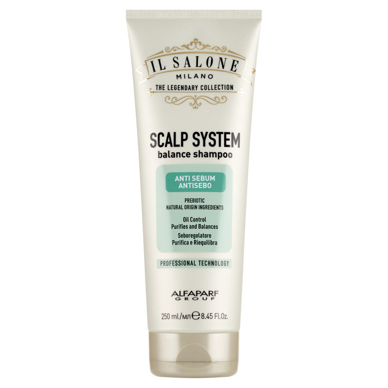 ALFAPARF IL SALONE MILANO SCALP SYSTEM BALANCE Oczyszczający szampon do włosów przetłuszczających się 250ml