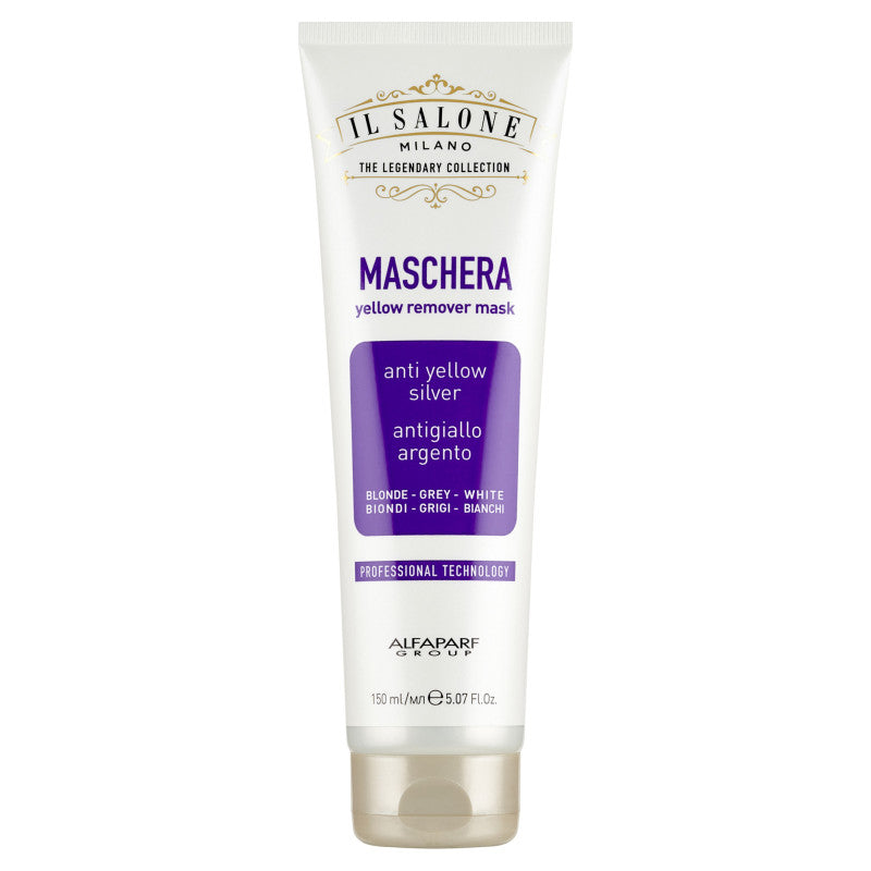 ALFAPARF IL SALONE MILANO YELLOW REMOVER Fioletowa maska do włosów siwych i blond 150ml