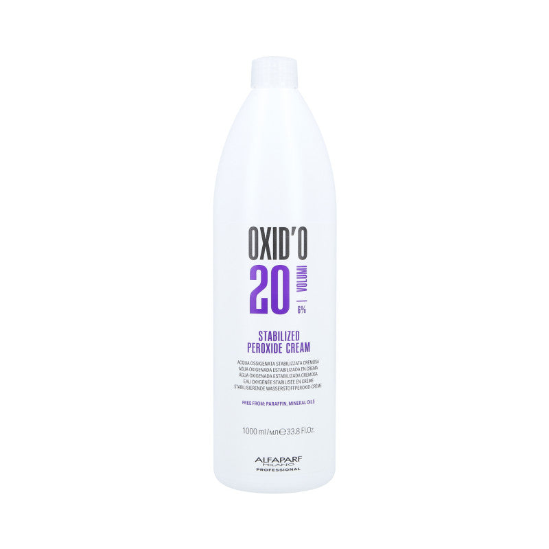 Alfaparf ALFAPARF OXID’O Kremowa woda utleniona 6% (20 Vol.) 1000 ml — Składniki i ocena