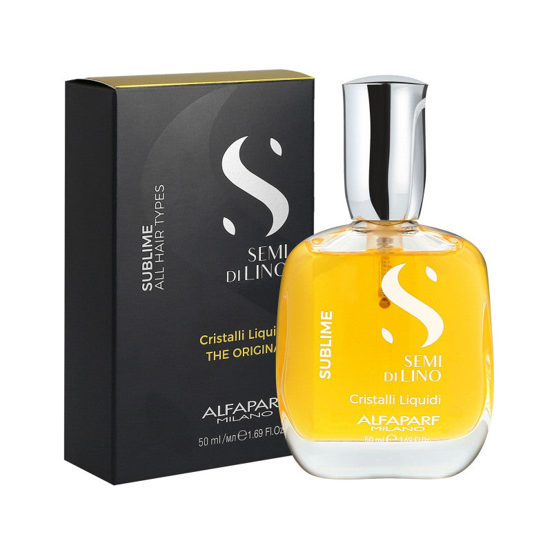 ALFAPARF SEMI DI LINO SUBLIME Cristalli Liquidi Płynne kryształki do włosów 50ml