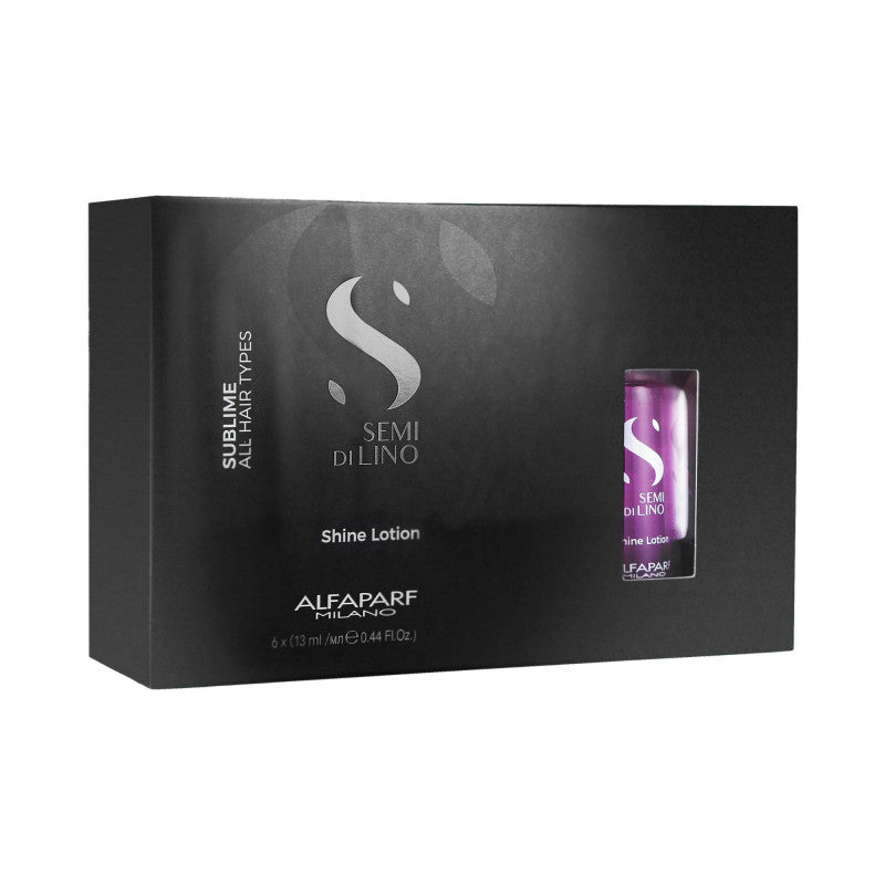 Alfaparf ALFAPARF SEMI DI LINO SUBLIME Shine Lotion Ampułki do włosów 12x13 ml