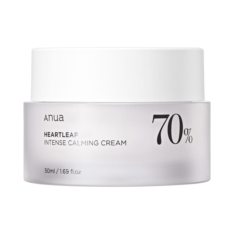 Anua ANUA HEARTLEAF 70 INTENSE CALMING Bogaty krem łagodzący z ceramidami i pantenolem 50 ml — Składniki i ocena