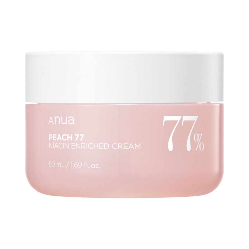 ANUA PEACH NIACIN 77% Odżywczy krem do twarzy z niacynamidem i ekstraktem z brzoskwini 50 ml
