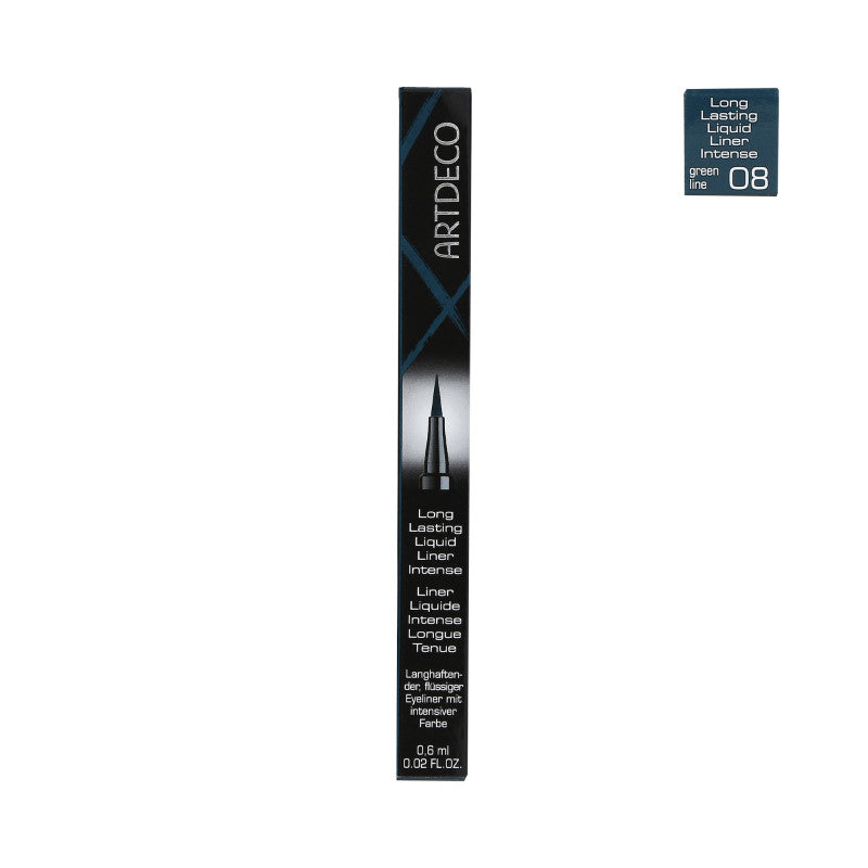ARTDECO LONG LASTING LIQUID LINER INTENSE Płynny intensywny eyeliner w pisaku 08 Green 0,6ml