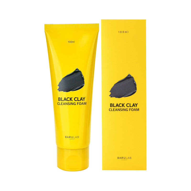 BARULAB BLACK CLAY Pianka oczyszczająca z czarną glinką 100ml