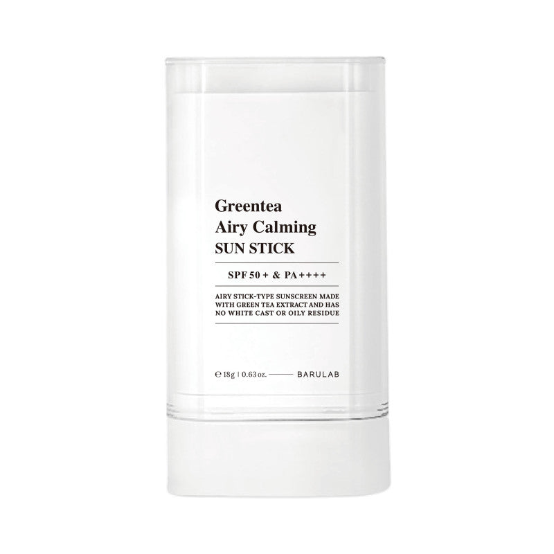 Barulab BARULAB GREENTEA SPF 50+ PA++++ Krem przeciwsłoneczny w sztyfcie z zieloną herbatą 18 g — Składniki i ocena