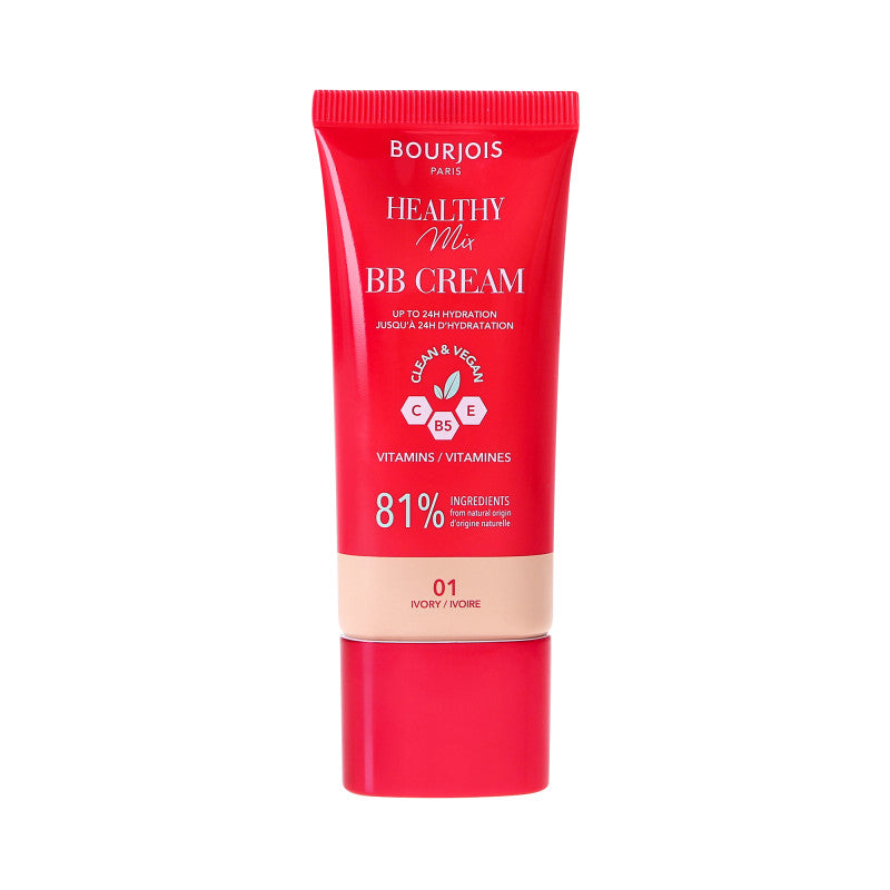 BOURJOIS HEALTHY MIX Intensively moisturizing BB face cream 01 Ivory 30 ml