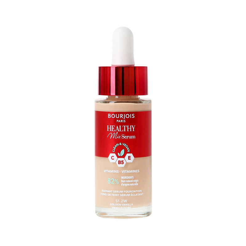 BOURJOIS HEALTHY MIX SERUM Foundation - serum with vitamins 51.2 Golden Vanilla 30ml