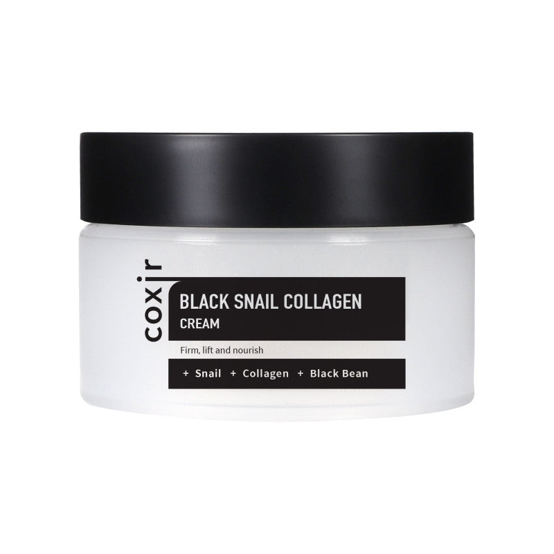 COXIR BLACK SNAIL COLLAGEN LINE Przeciwzmarszczkowy krem z mucyną ślimaka i kolagenem 30ml