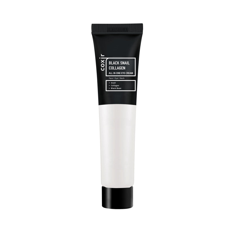 Coxir COXIR BLACK SNAIL COLLAGEN LINE Wielofunkcyjny, przeciwstarzeniowy krem pod oczy z mucyną ślimaka i kolagenem 30 ml