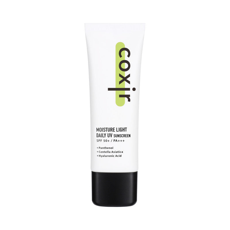 Coxir COXIR GREEN TEA CLEAR LINE Codzienny krem przeciwsłoneczny SPF50+ PA+++ z zieloną herbatą 50 ml