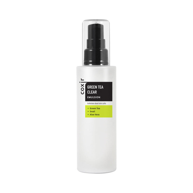 COXIR GREEN TEA CLEAR LINE Nawilżająca emulsja z zieloną herbatą 100ml