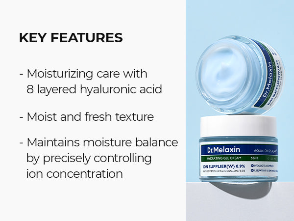 DR.MELAXIN AQUA ION LINE Hydratační krém-gel 50 ml #7