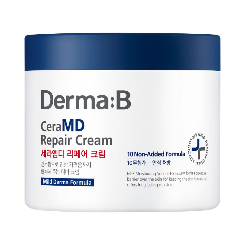 Derma:B DERMA:B CERAMD Intensywnie regenerujący krem do skóry suchej i wrażliwej 430 ml — Składniki i ocena