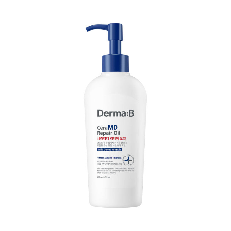 Derma:B DERMA:B CERAMD Regenerujący olejek do ciała nawilżająco-łagodzący 200 ml — Składniki i ocena