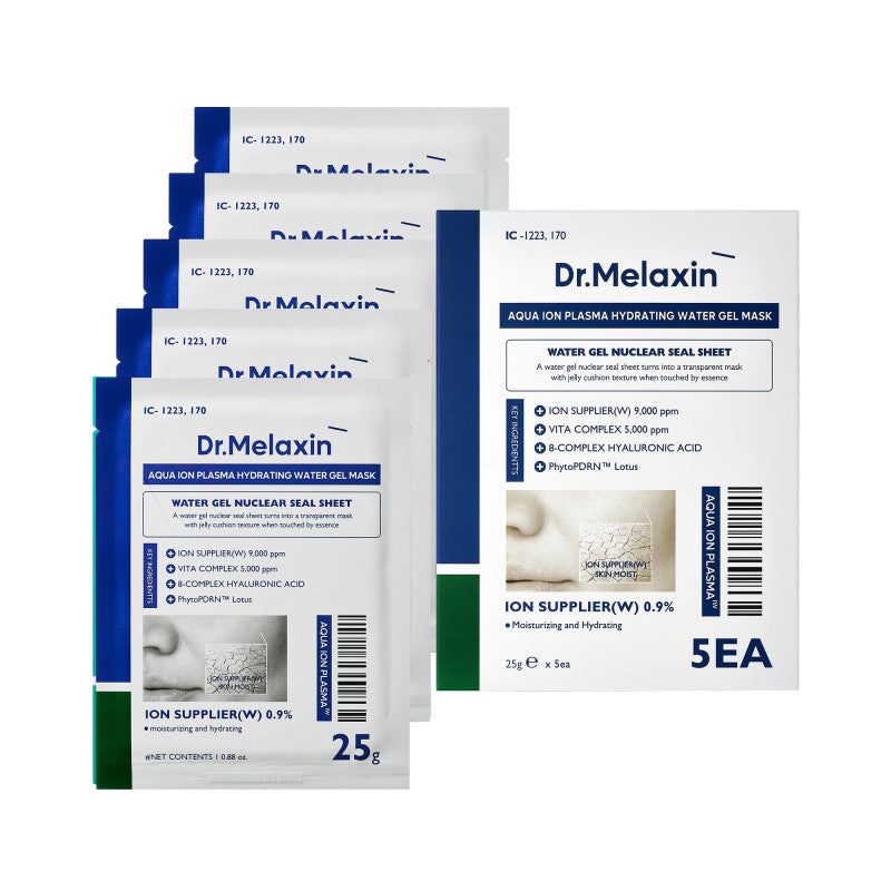 Dr. Melaxin DR.MELAXIN AQUA ION LINE Maska-żel nawilżająca 5 x 25 g — Składniki i ocena