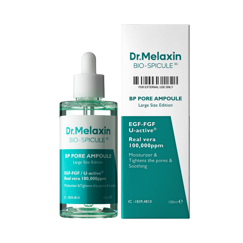 Dr. Melaxin DR.MELAXIN BIO-SPICULE BP PORE Serum zwężające pory z mikroigłami 100 ml — Składniki i ocena