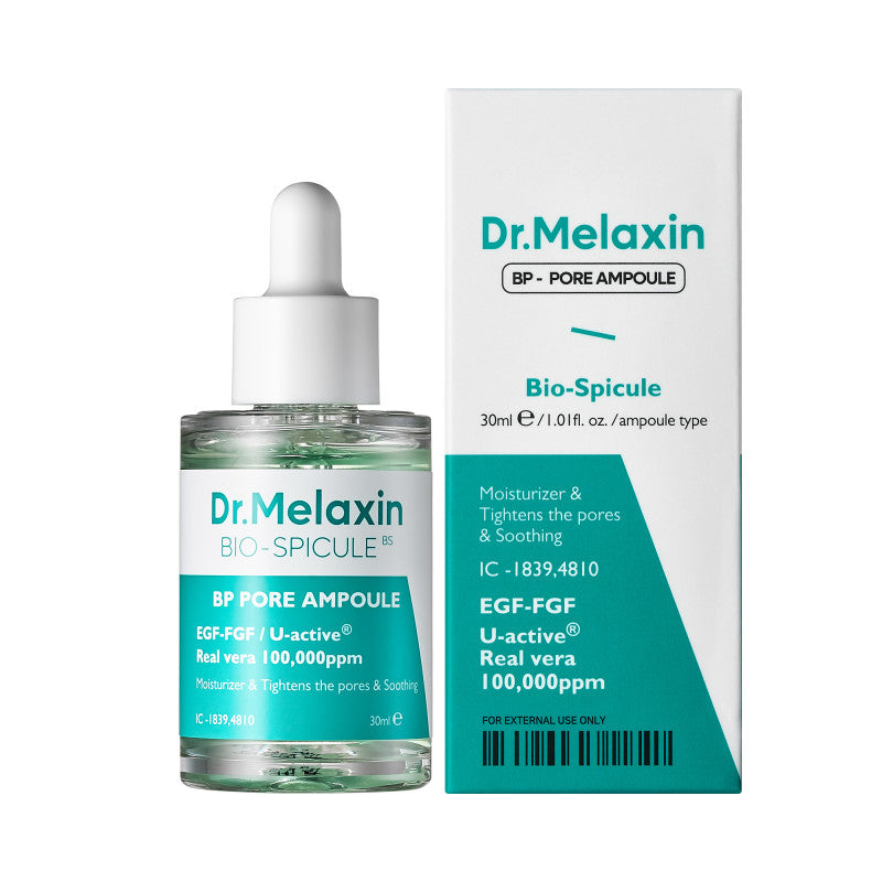 Dr. Melaxin DR.MELAXIN BIO-SPICULE BP PORE Serum zwężające pory z mikroigłami 30 ml — Składniki i ocena
