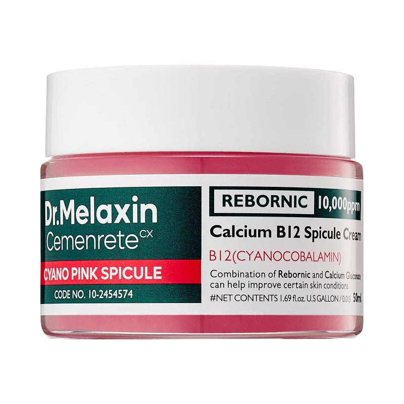 Dr. Melaxin DR.MELAXIN CEMENRETE LINE Intensywnie regenerujący krem z mikroskopijnymi spikulami i witaminą B12 50 ml — Składniki i ocena
