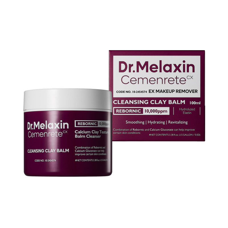 Dr. Melaxin DR.MELAXIN CEMENRETE LINE Oczyszczający balsam glinkowy do demakijażu i pielęgnacji skóry 100 ml — Składniki i ocena