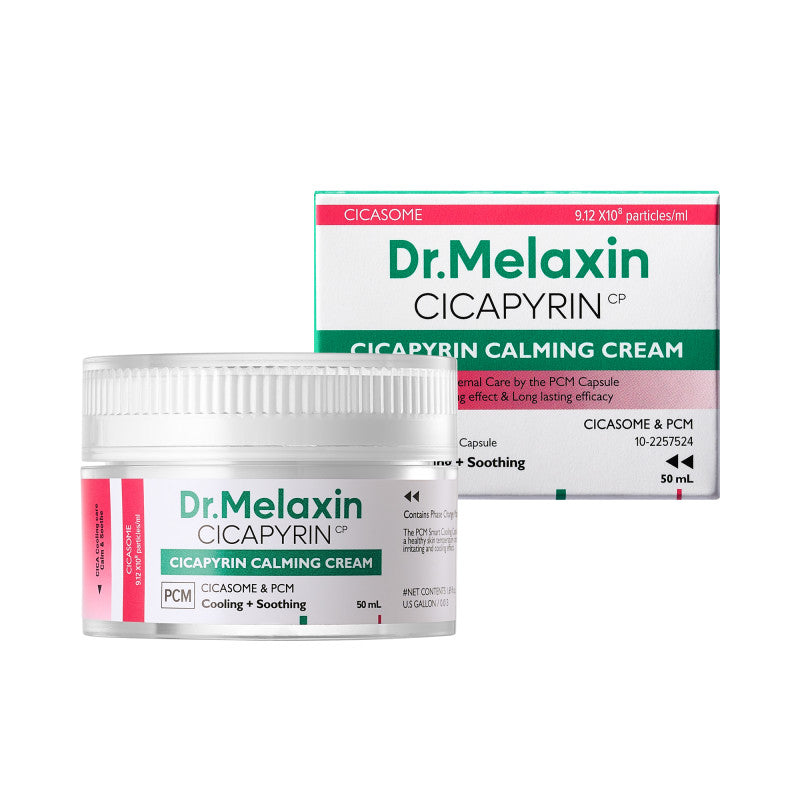 Dr. Melaxin DR.MELAXIN CICAPYRIN CALMING CREAM Kojący krem do twarzy z kompleksem chłodzącym 50 ml — Składniki i ocena