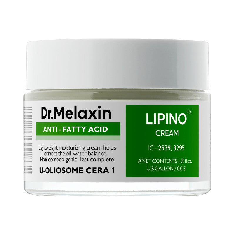 Dr. Melaxin DR.MELAXIN LIPINO LINE Krem do twarzy dla cery tłustej 50 ml — Składniki i ocena